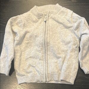 Cozy Gray Kids zip up